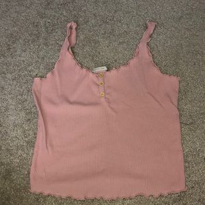 Pink crop tank